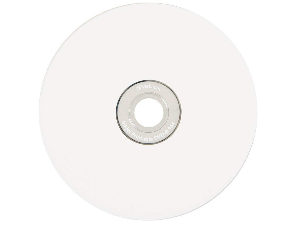 Белый DVD диск для накатки